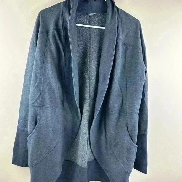 Eddie Bauer Open Front Cardigan Size M Athletic Casual - Picture 2 of 7